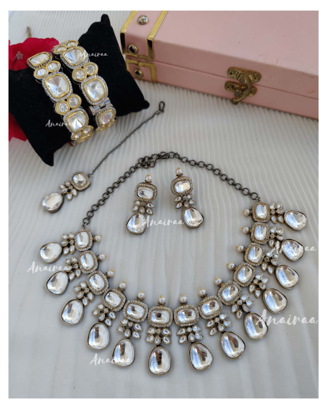 Polki necklace set (Dispatch time - 2-3 weeks)