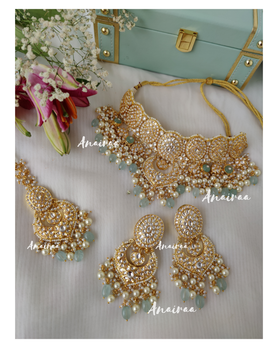 Shanaya Polki bridal set (3 to 4 weeks dispatch time)