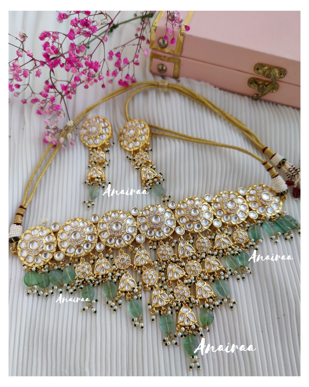 Polki choker set (Dispatch time - 3-4 weeks)