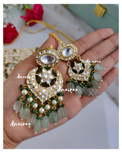 Avni polki bridal set with mangtikka | Dispatch time 4-5 weeks