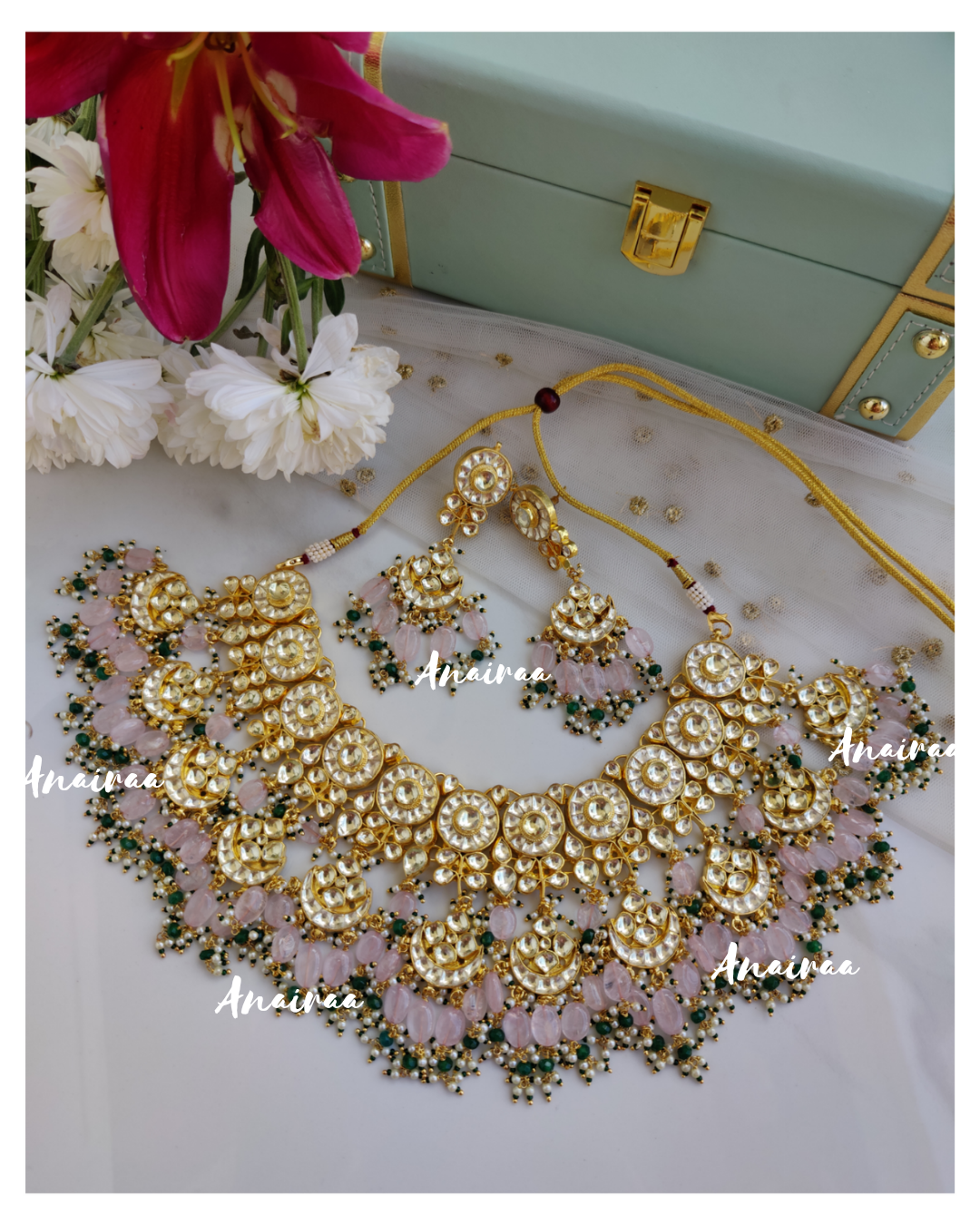 Paachi kundan bridal set | Dispatch time 4-5 weeks