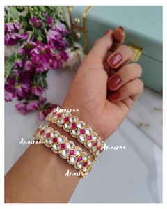 Paachi kundan openable bangles