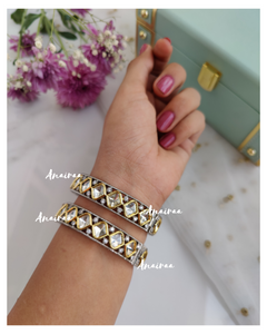 Polki openable bangles