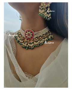 Paachi kundan choker set