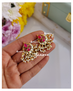 Paachi kundan studs