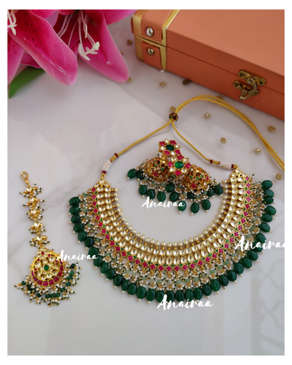 Meher kundan bridal set | Dispatch Time 2-3 Weeks