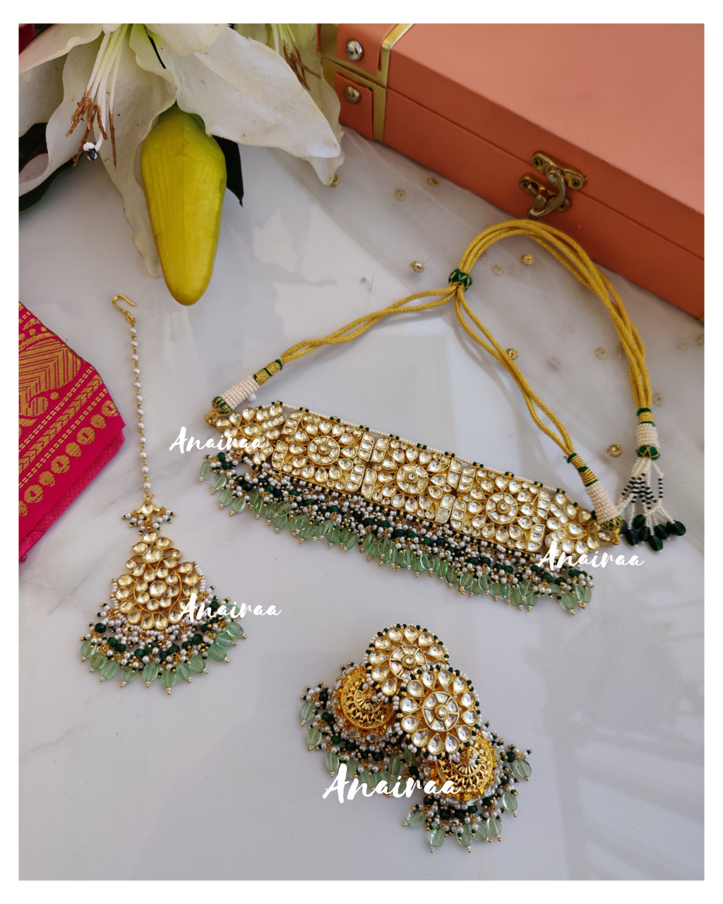 Paachi kundan choker set