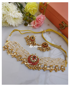 Paachi kundan choker set