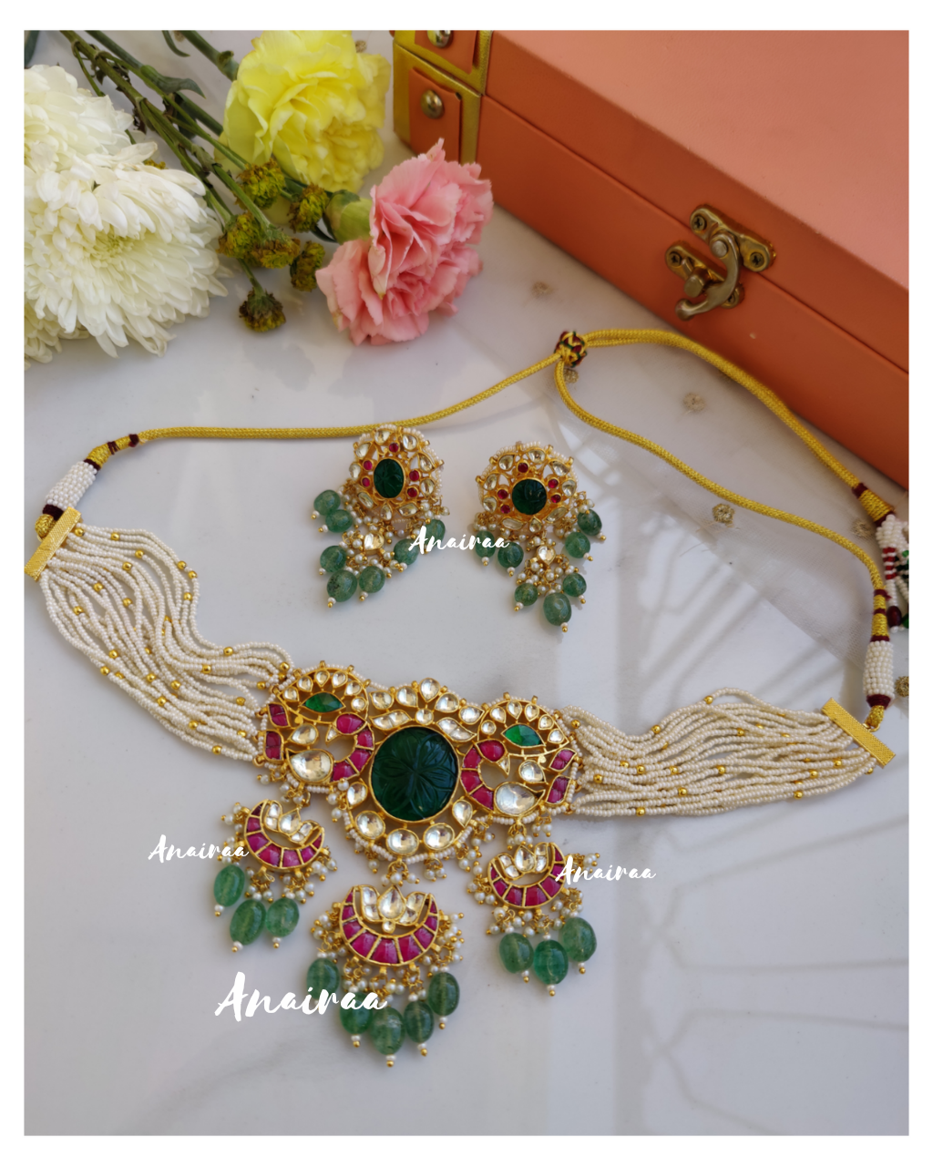 Paachi kundan choker set