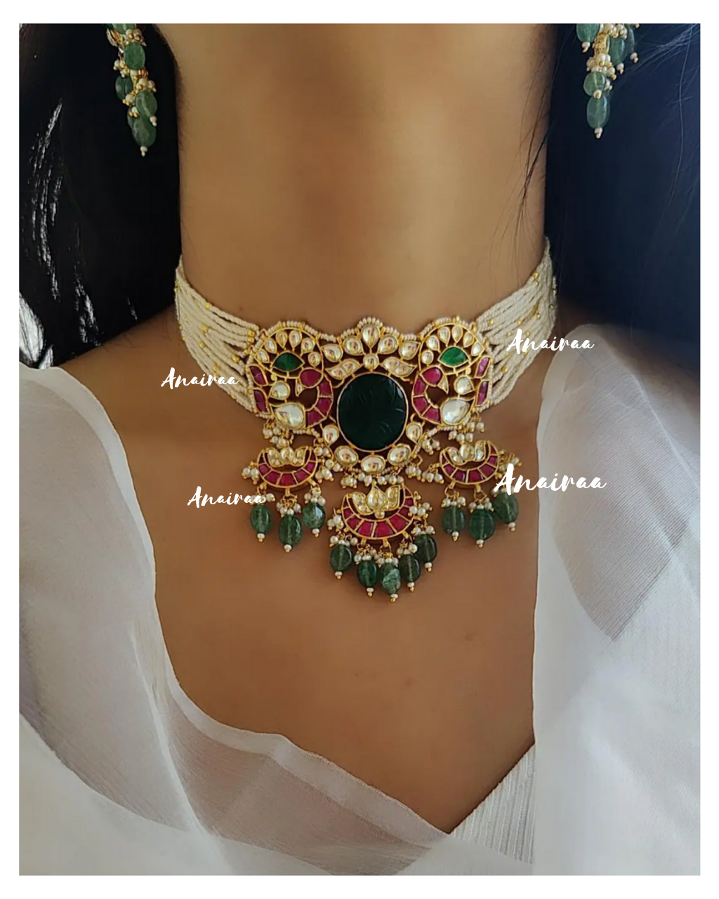 Paachi kundan choker set