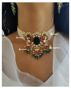 Paachi kundan choker set