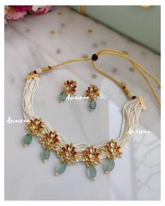 Paachi kundan choker set