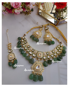 Polki bridal necklace set