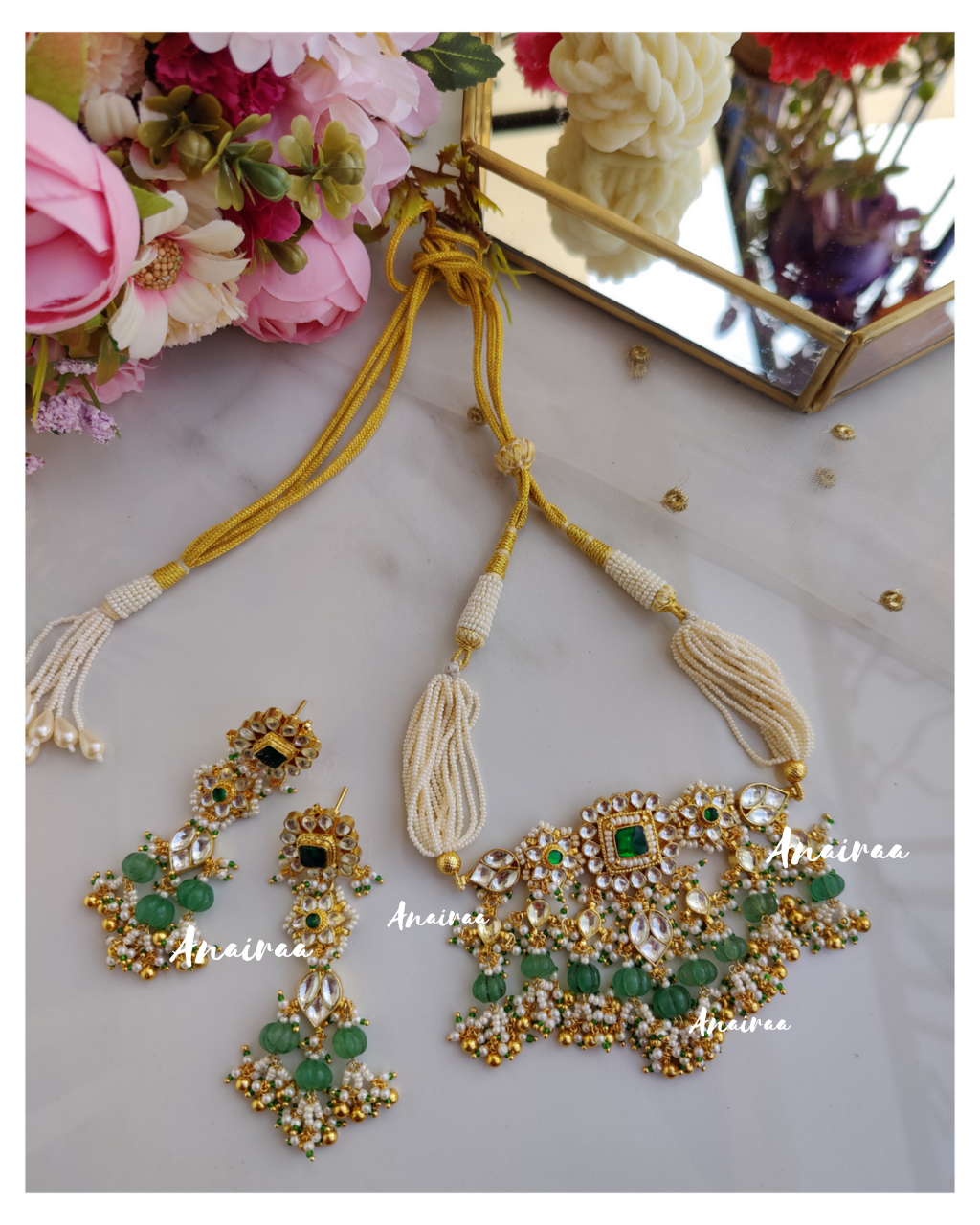 Paachi Kundan choker