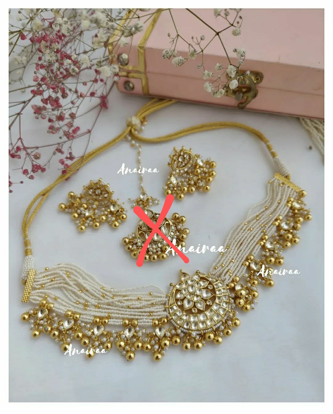 Paachi Kundan choker set