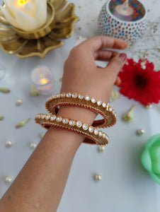 Polki openable bangles