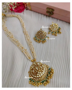 Kundan long necklace